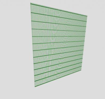 绿色网格护栏网SU模型下载_sketchup草图大师SKP模型