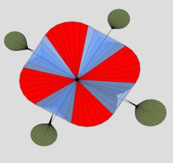 棱锥型太空船SU模型下载_sketchup草图大师SKP模型