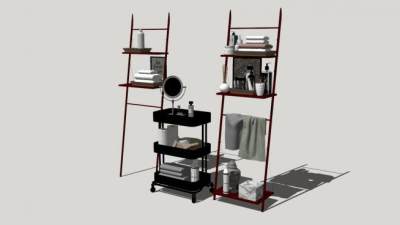 卫生间软装SU模型下载_sketchup草图大师SKP模型