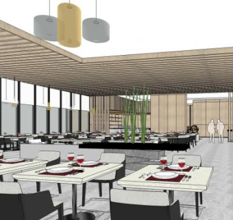 现代知名酒店SU模型下载_sketchup草图大师SKP模型