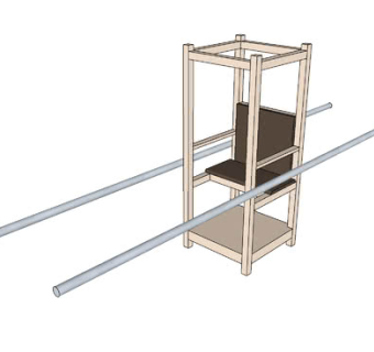 供人乘坐的轿子SU模型下载_sketchup草图大师SKP模型
