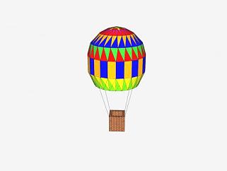 简易<em>热气球</em>SU模型下载_sketchup草图大师SKP模型