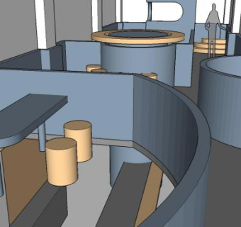 室内装修咖啡店SU模型下载_sketchup草图大师SKP模型