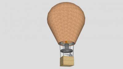 加热装置热气球SU模型下载_sketchup草图大师SKP模型
