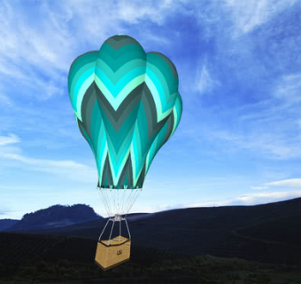 渐变色叶纹热气球SU模型下载_sketchup草图大师SKP模型