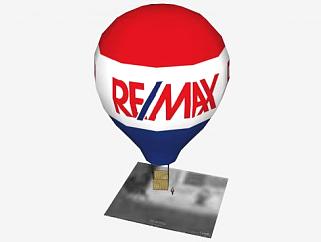 REMAX三色<em>热气球</em>SU模型下载_sketchup草图大师SKP模型