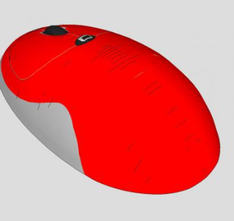 pc版鼠标器SU模型下载_sketchup草图大师SKP模型