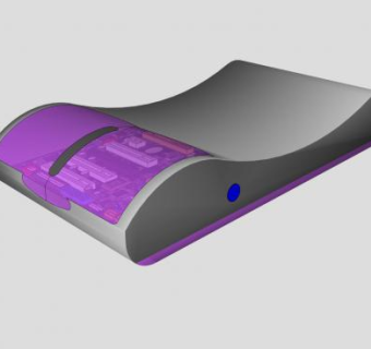 鼠标器的内部构造SU模型下载_sketchup草图大师SKP模型