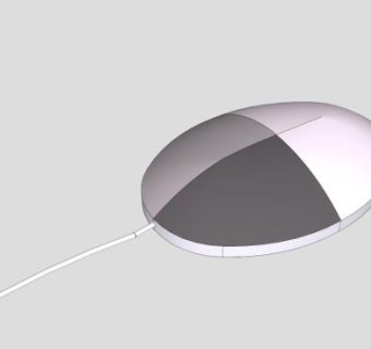 有线电脑设备鼠标SU模型下载_sketchup草图大师SKP模型