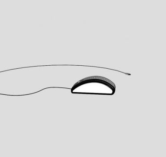 USB有线连接器鼠标SU模型下载_sketchup草图大师SKP模型