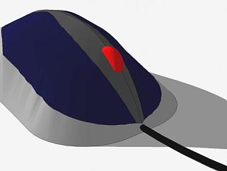 电脑光学鼠标SU模型下载_sketchup草图大师SKP模型