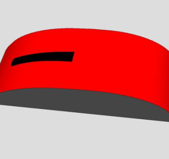 红色电脑滚轮鼠标SU模型下载_sketchup草图大师SKP模型