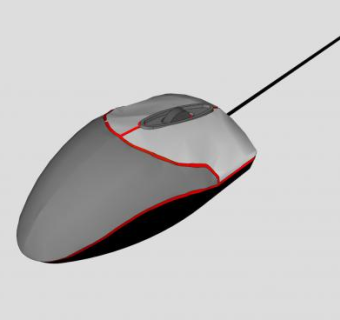 机械鼠标SU模型下载_sketchup草图大师SKP模型