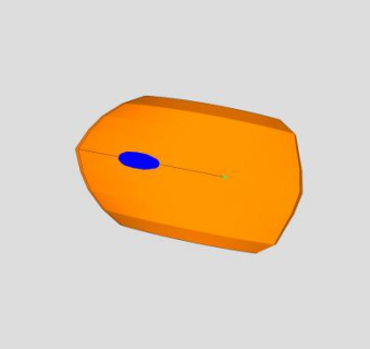 橙色滚轮鼠标SU模型下载_sketchup草图大师SKP模型