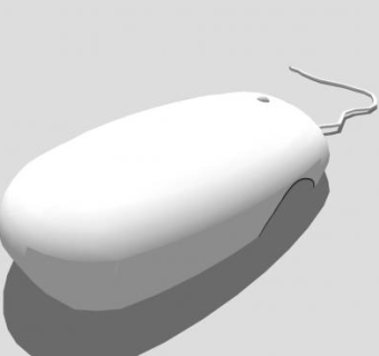 苹果Mac有线鼠标SU模型下载_sketchup草图大师SKP模型