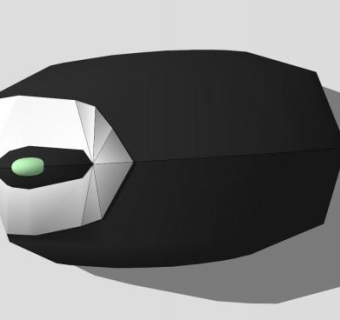 无线电脑鼠标SU模型下载_sketchup草图大师SKP模型