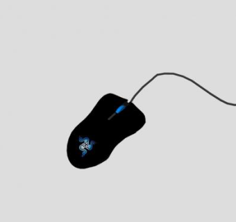 雷蛇游戏鼠标SU模型下载_sketchup草图大师SKP模型