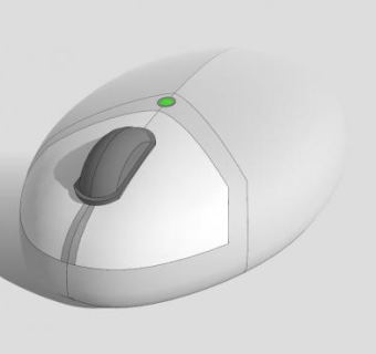 无线计算机鼠标SU模型下载_sketchup草图大师SKP模型
