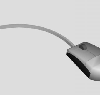 有线滚轮鼠标SU模型下载_sketchup草图大师SKP模型