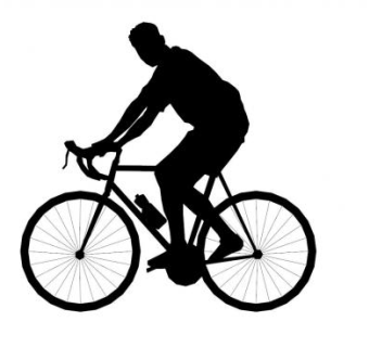 自行车赛车手剪影的SU模型下载_sketchup草图大师SKP模型