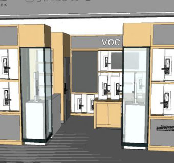 连锁店面店铺展厅SU模型下载_sketchup草图大师SKP模型