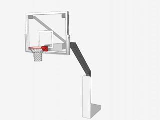 室内地面装<em>篮球</em>架SU模型下载_sketchup草图大师SKP模型