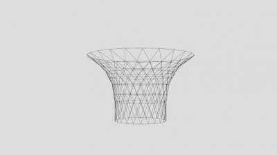 网织篮球网SU模型下载_sketchup草图大师SKP模型