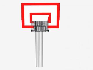 体育设备<em>篮球架</em>SU模型下载_sketchup草图大师SKP模型