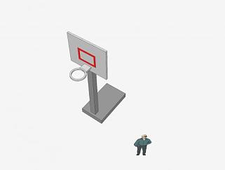 篮球设备<em>篮球架</em>SU模型下载_sketchup草图大师SKP模型