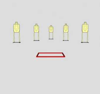 训练射击靶SU模型下载_sketchup草图大师SKP模型