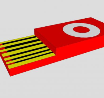 简易射击靶子SU模型下载_sketchup草图大师SKP模型
