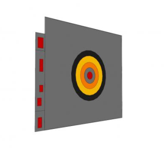 射击靶SU模型下载_sketchup草图大师SKP模型