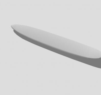 普通的冲浪板SU模型下载_sketchup草图大师SKP模型
