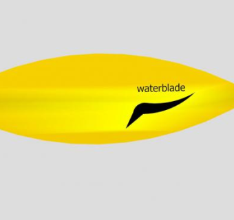 黄色冲浪板SU模型下载_sketchup草图大师SKP模型