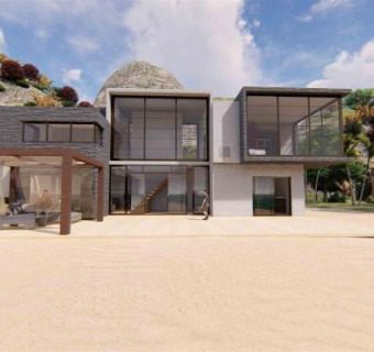 现代风格独栋别墅装修SU模型下载_sketchup草图大师SKP模型