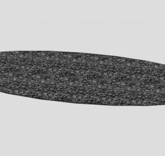 裂石纹理图案冲浪板SU模型下载_sketchup草图大师SKP模型