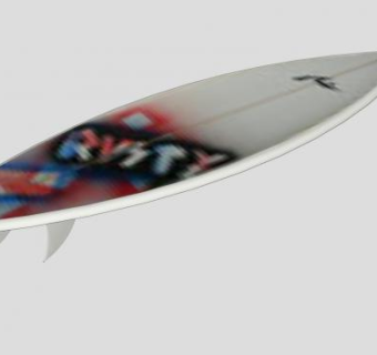 喷漆图案冲浪板SU模型下载_sketchup草图大师SKP模型