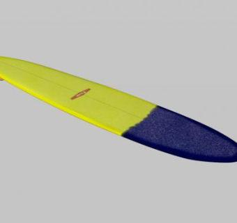 冲浪板长板SU模型下载_sketchup草图大师SKP模型
