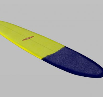长板冲浪板SU模型下载_sketchup草图大师SKP模型
