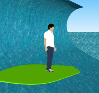 海上滑翔的水橇板SU模型下载_sketchup草图大师SKP模型