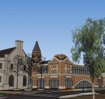 现代海派联排别墅SU模型下载_sketchup草图大师SKP模型