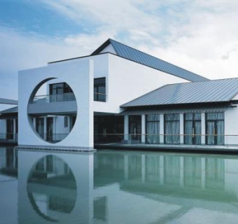 新中式联排别墅区商业街SU模型下载_sketchup草图大师SKP模型