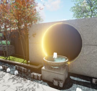 尊爵堡联排别墅SU模型下载_sketchup草图大师SKP模型