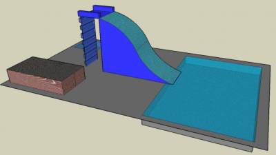 小型游乐设备SU模型下载_sketchup草图大师SKP模型