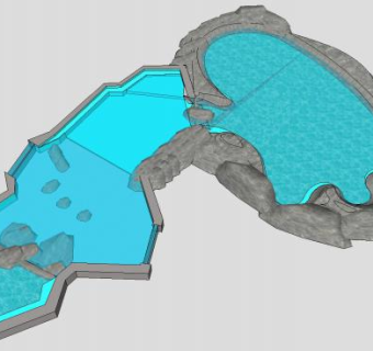圣地亚哥海洋世界SU模型下载_sketchup草图大师SKP模型