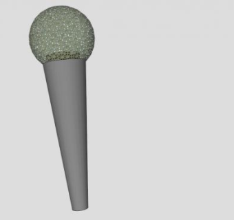 简易麦克风SU模型下载_sketchup草图大师SKP模型