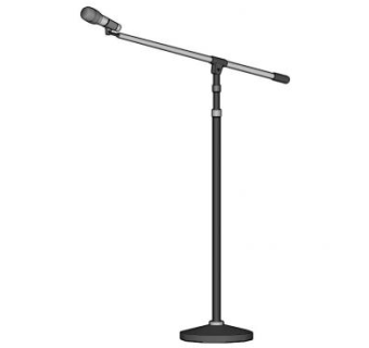 话筒架上的话筒SU模型下载_sketchup草图大师SKP模型