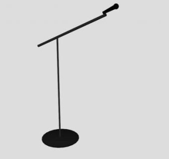 话筒架和话筒SU模型下载_sketchup草图大师SKP模型