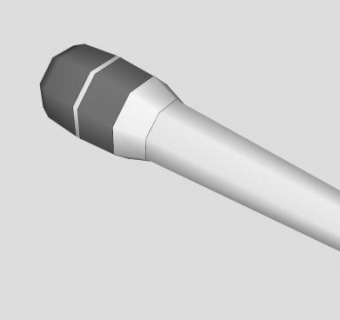 便携式电容话筒SU模型下载_sketchup草图大师SKP模型