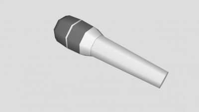便携式电容话筒SU模型下载_sketchup草图大师SKP模型